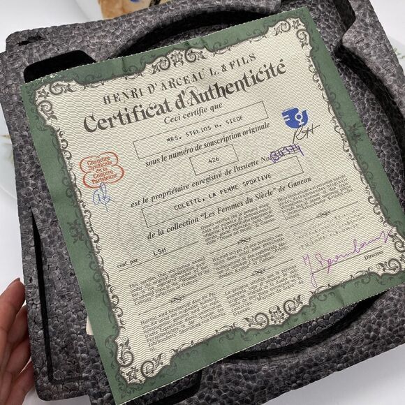 10 “Women of the Century”Collective Plates by artist D’Arceau, Signed & Numbered - Picture 9 of 16